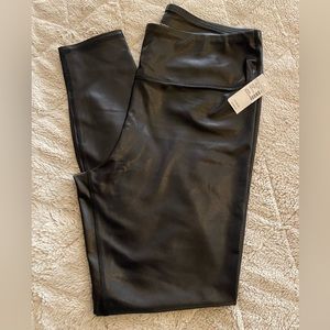 Maurice’s NWT faux leather black leggings size large